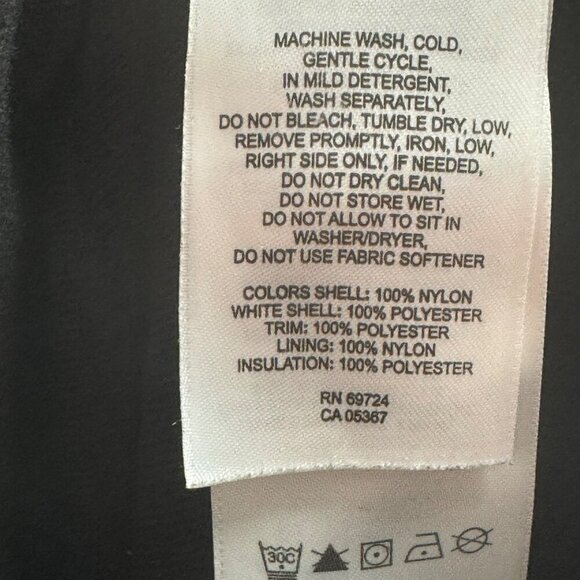 Columbia Black Womens Insulated Snow Pants Elastic Cuffs Zip Pockets Medium - Picture 8 of 11